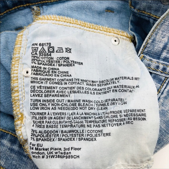 UO-BDG High Rise Seam Jean In Acid Wash Skinny - Picture 8 of 8